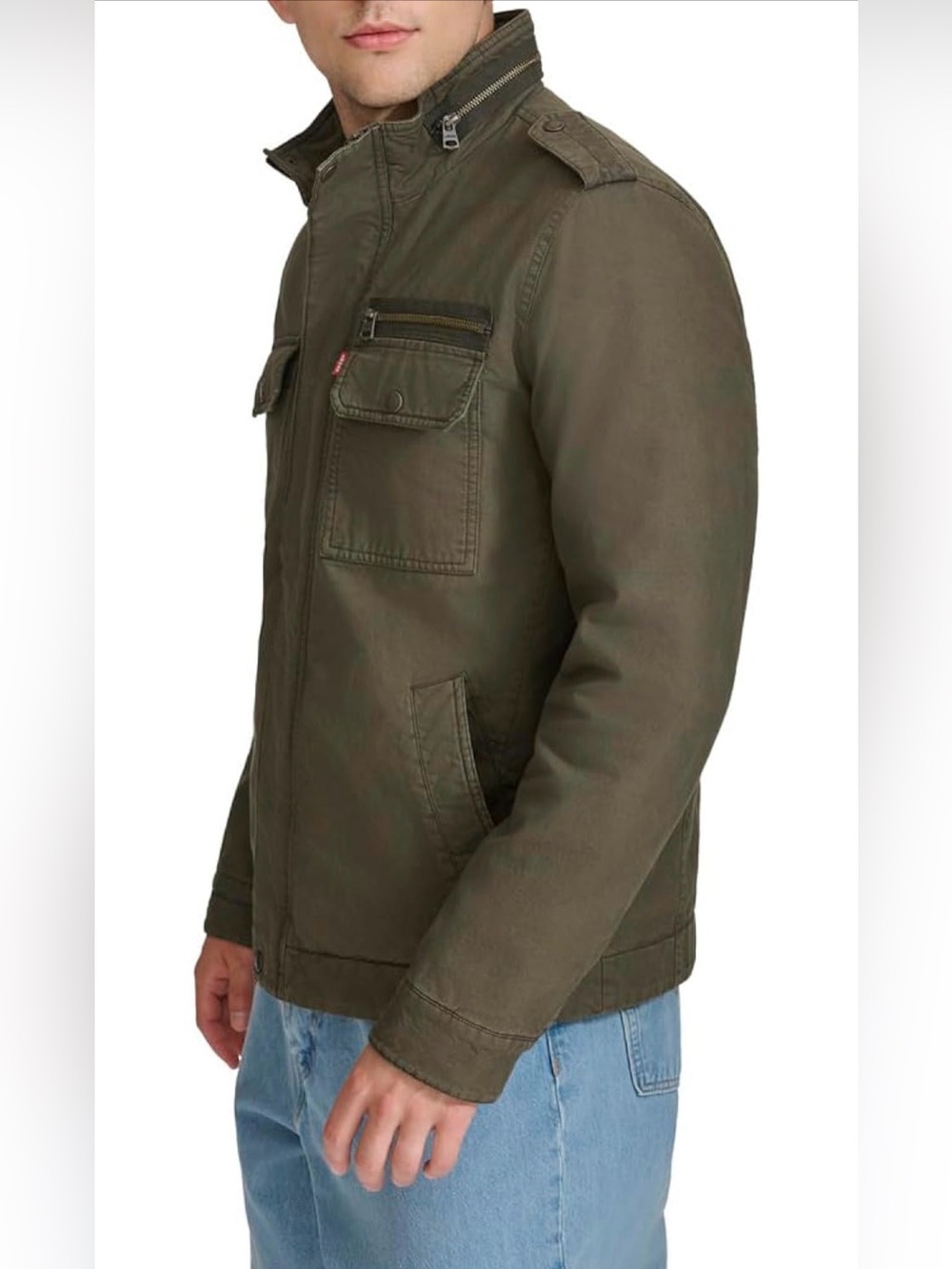 Levi's Olive Green Military Field Jacket